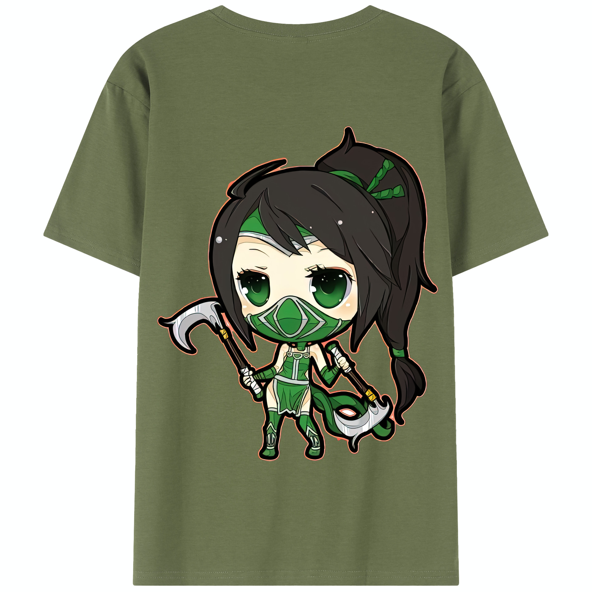 リーグ・オブ・レジェンド League of Legends LOL 綿100％半袖Tシャツ（背面プリント）